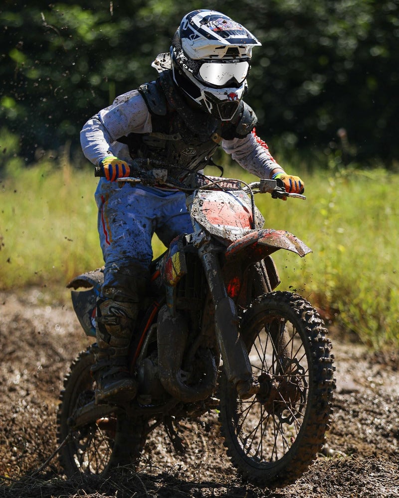 BATFOX Kids Youth Dirt Bike Goggles-Motocross & ATV Riding Goggles for Women,Youth,UV400 Impact-Resistant PC Lens,Anti-Slip Strap,Lightweight MTB,UTV,OTG,MX Gear with Pouch & Cloth - Image 3